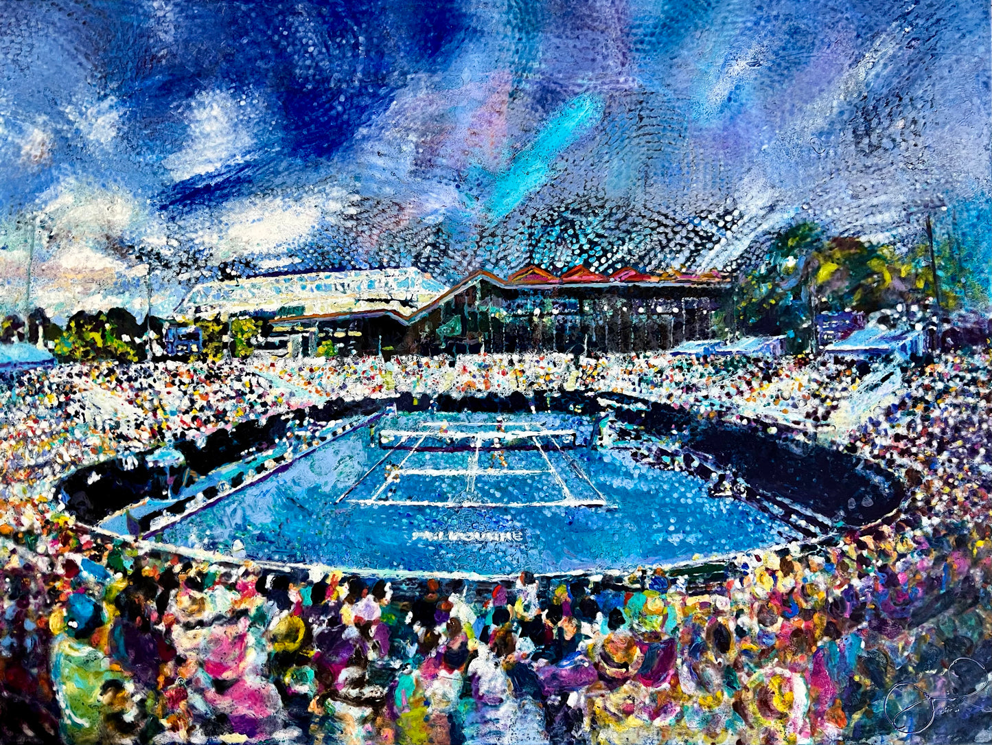 Australian Open Landscape - Original Painting - 36" x 48" - Oil on Canvas and Polymer