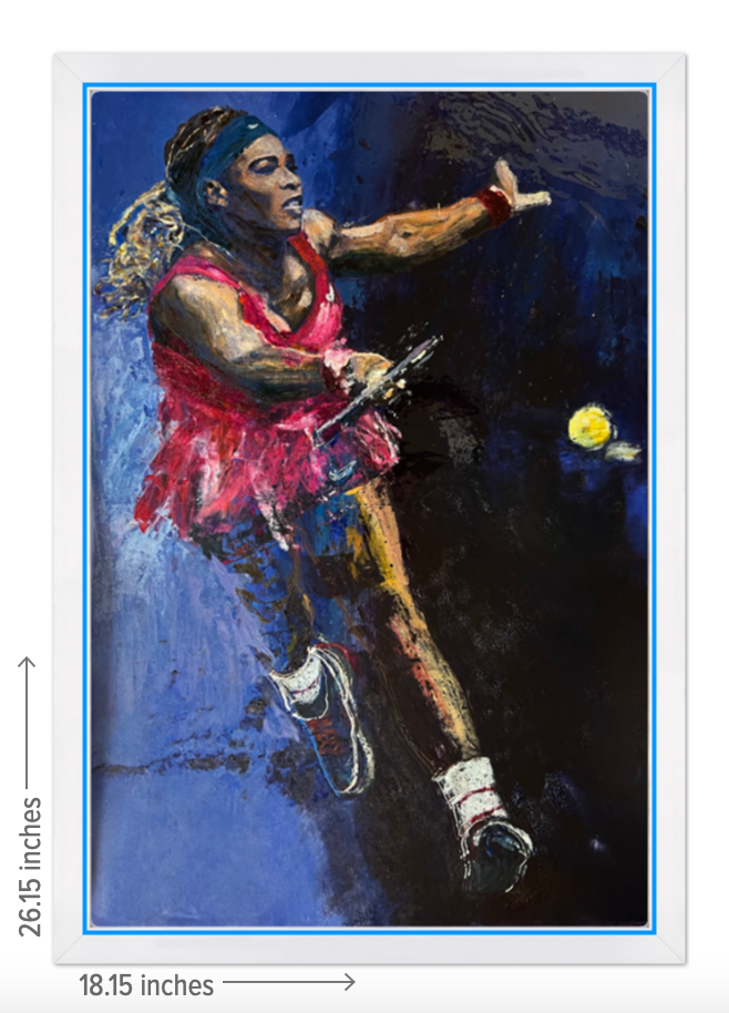 Serena - Framed Acrylic Reproduction - 18" x 26"