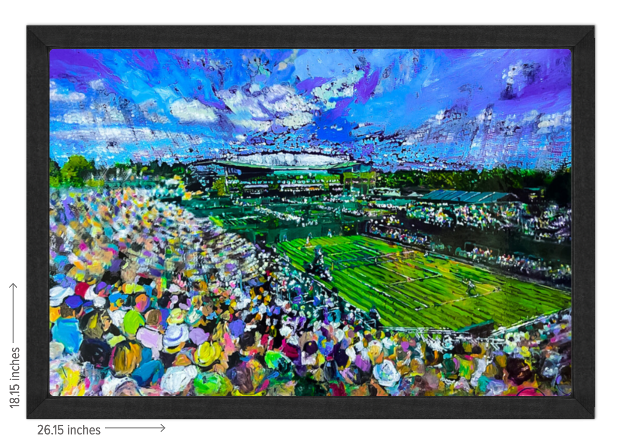 Wimbledon Landscape - Framed Acrylic Reproduction