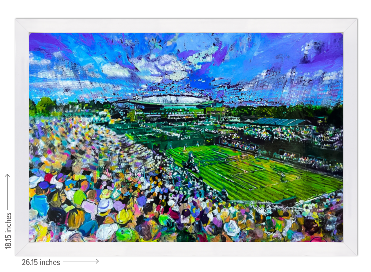 Wimbledon Landscape - Framed Acrylic Reproduction