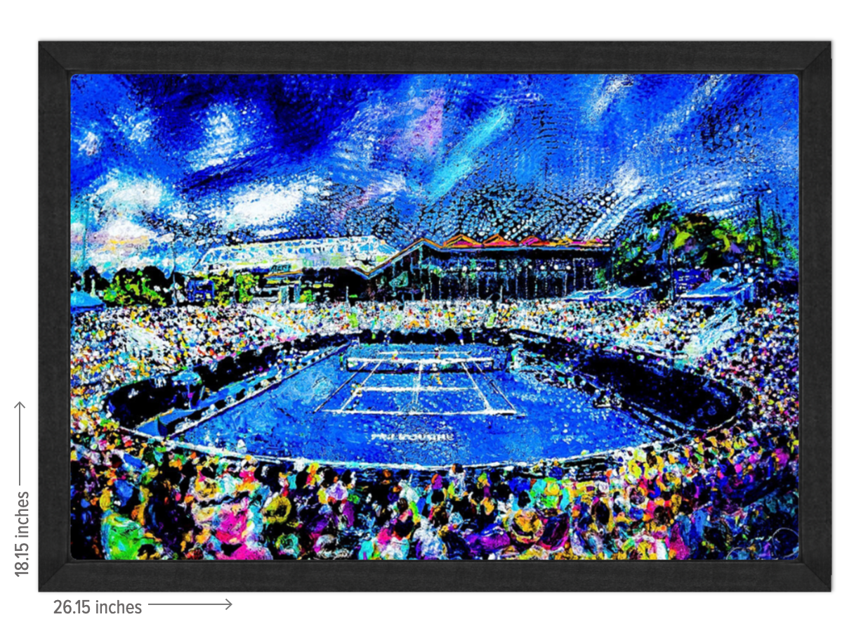 Australian Open Landscape - Framed Acrylic Reproduction