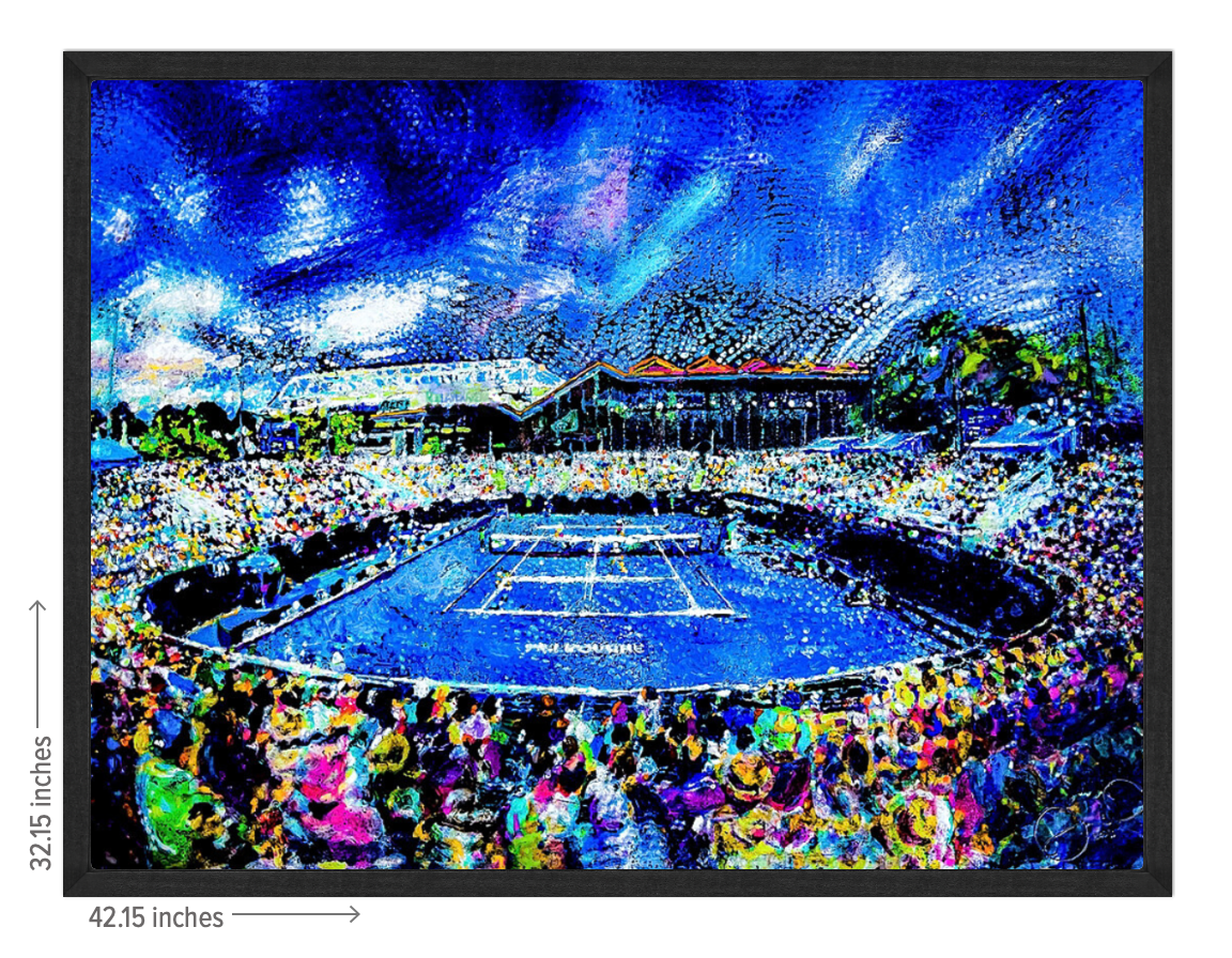 Australian Open Landscape - Framed Acrylic Reproduction