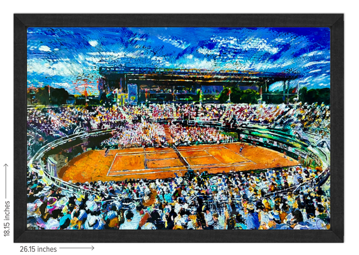 French Open Landscape - Framed Acrylic Reproduction