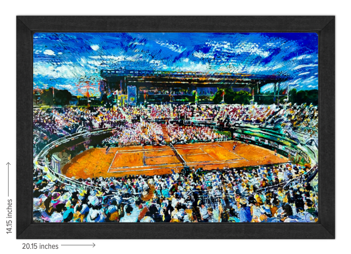 French Open Landscape - Framed Acrylic Reproduction