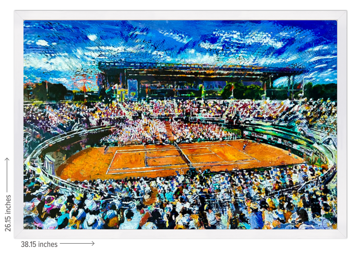 French Open Landscape - Framed Acrylic Reproduction