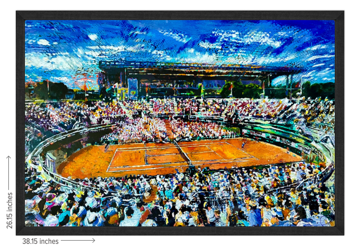 French Open Landscape - Framed Acrylic Reproduction