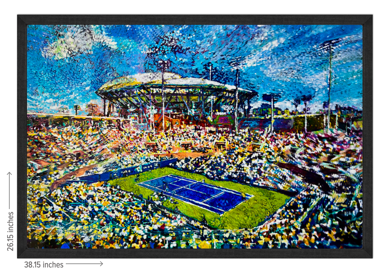 US Open Landscape - Framed Acrylic Reproduction