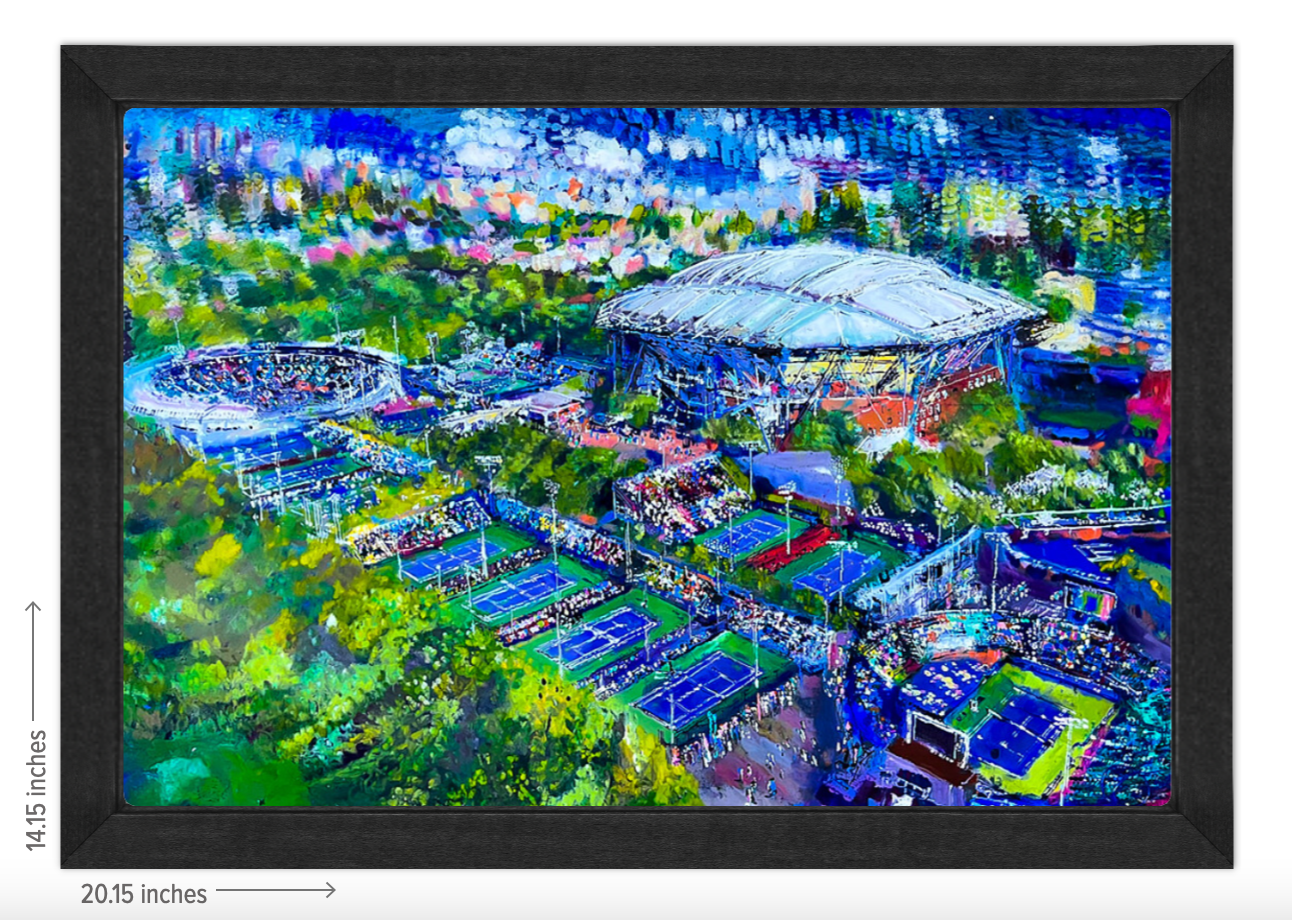 US Open Aerial Landscape - Framed Acrylic Reproduction