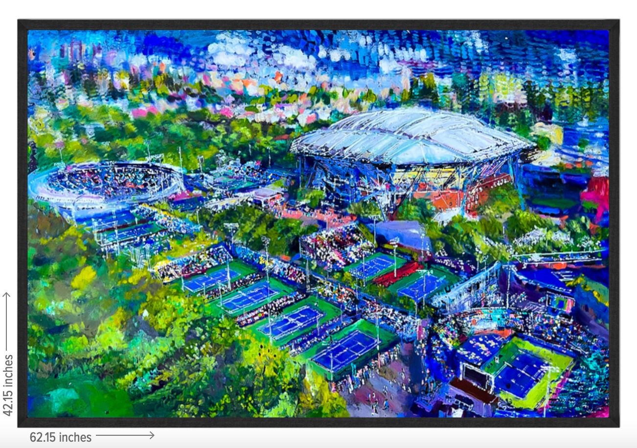 US Open Aerial Landscape - Framed Acrylic Reproduction