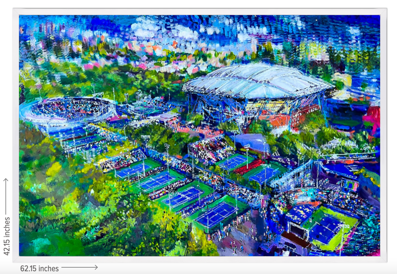 US Open Aerial Landscape - Framed Acrylic Reproduction