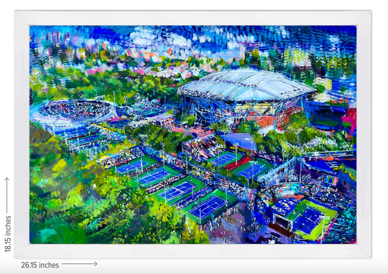 US Open Aerial Landscape - Framed Acrylic Reproduction