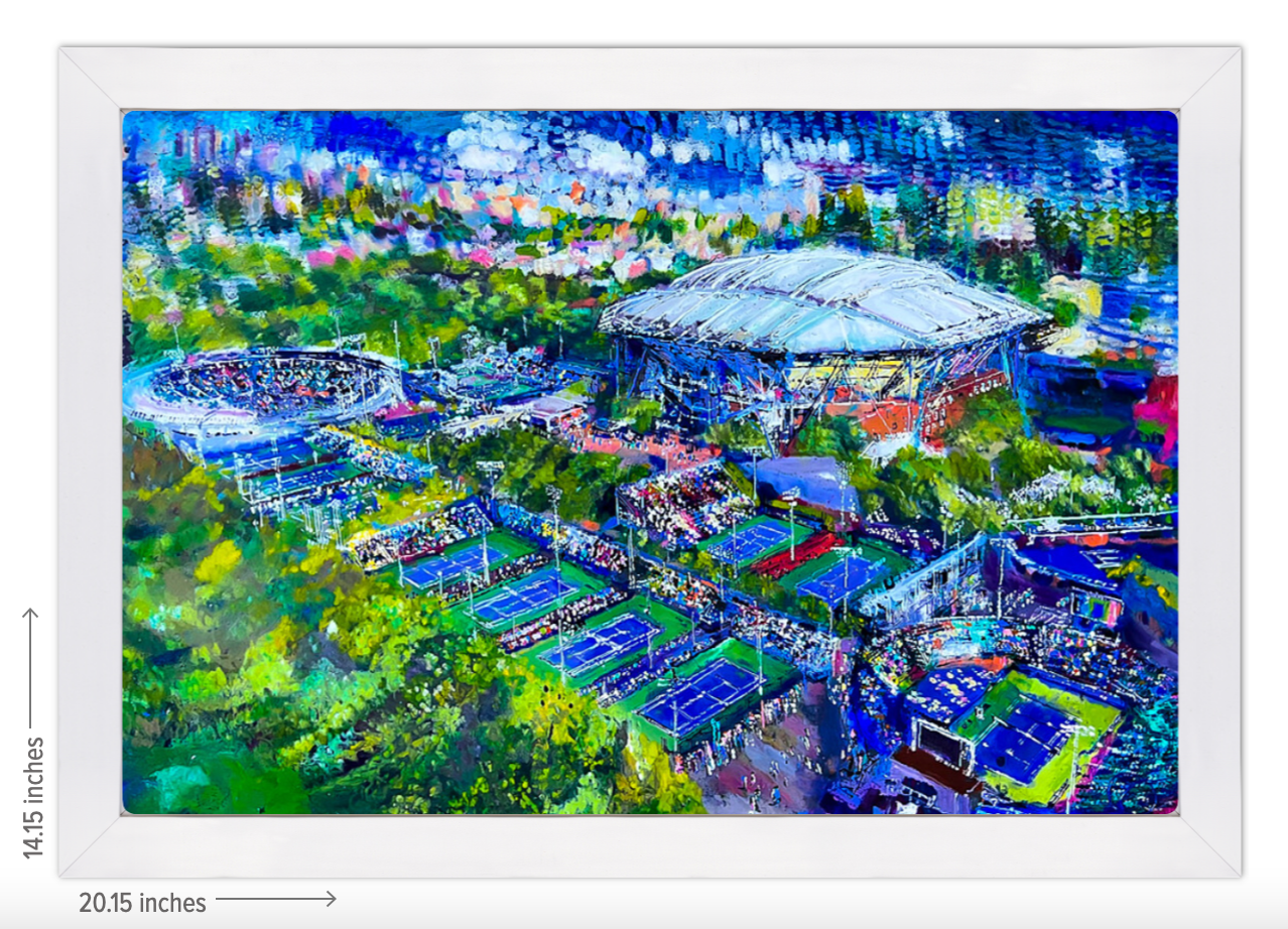 US Open Aerial Landscape - Framed Acrylic Reproduction